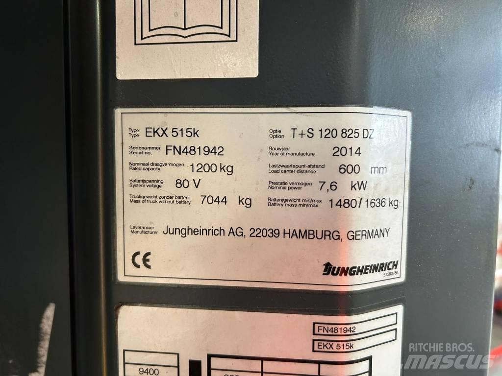 Jungheinrich EKX515k Περονοφόρο ανυψωτικό συλλογής παραγγελιών μεγάλου ύψους