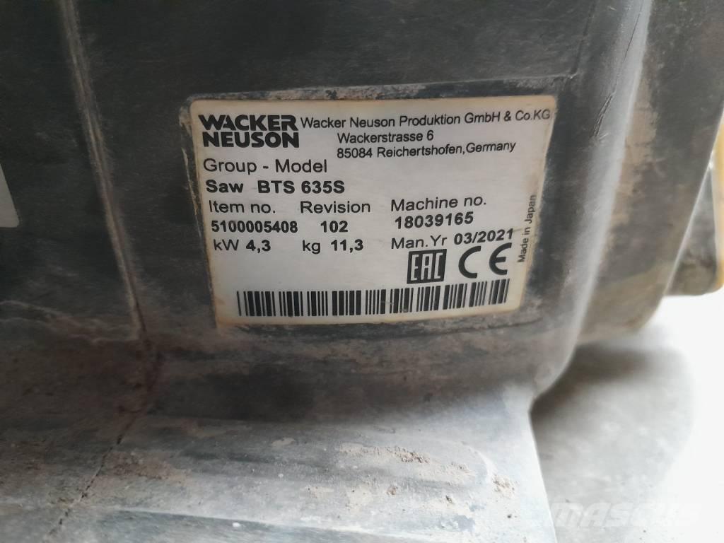 Wacker Neuson BFS635 Πριόνια βράχων και σκυροδέματος