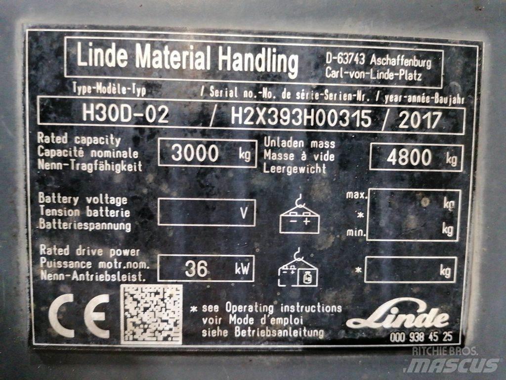 Linde H30D-02 Πετρελαιοκίνητα Κλαρκ