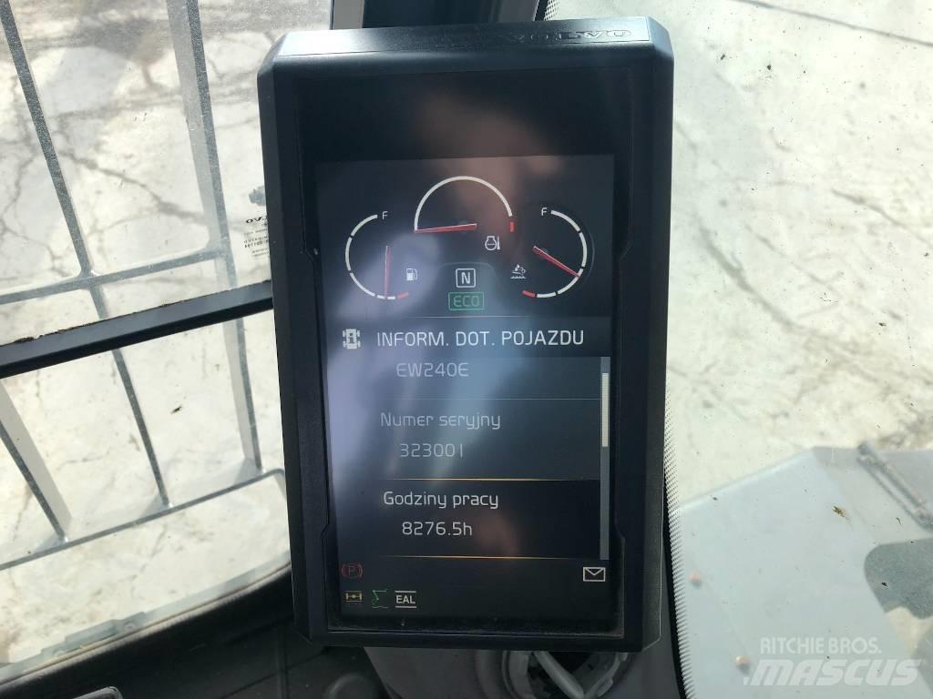 Volvo EW240EMH Βιομηχανικά μηχανήματα διαχείρισης αποβλήτων