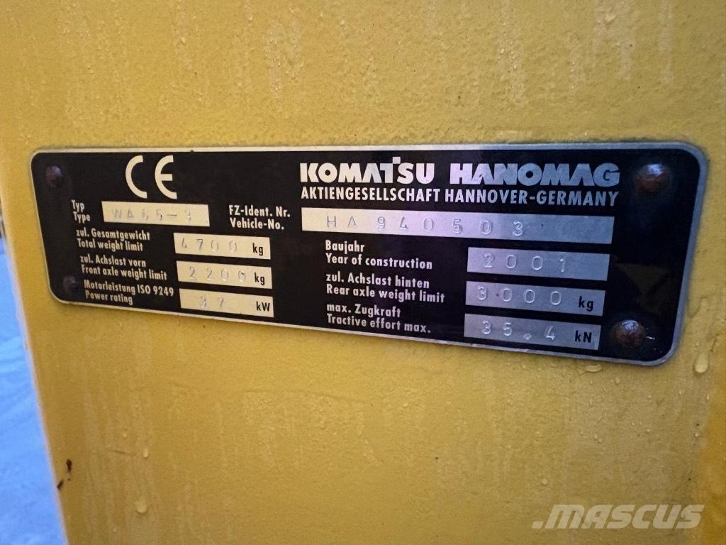 Komatsu WA 65-3 Φορτωτές με λάστιχα (Τροχοφόροι)