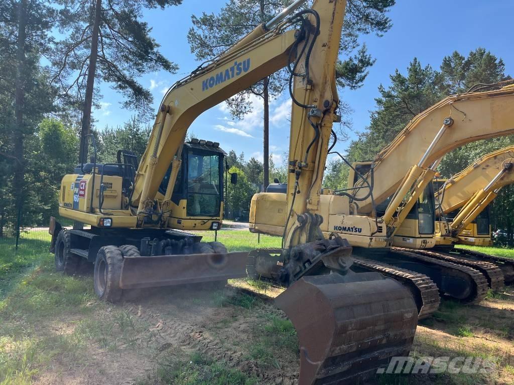 Komatsu PW 160-7 Εκσκαφείς με τροχούς - λάστιχα
