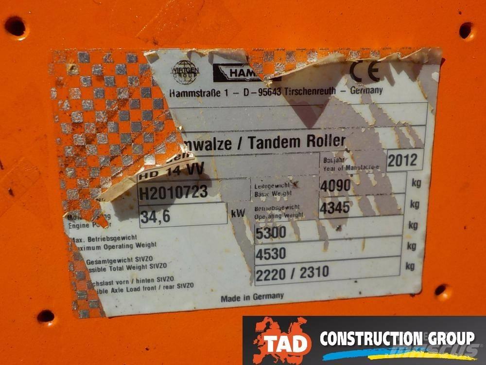 Hamm HD 14 Οδοστρωτήρες διπλού κυλίνδρου