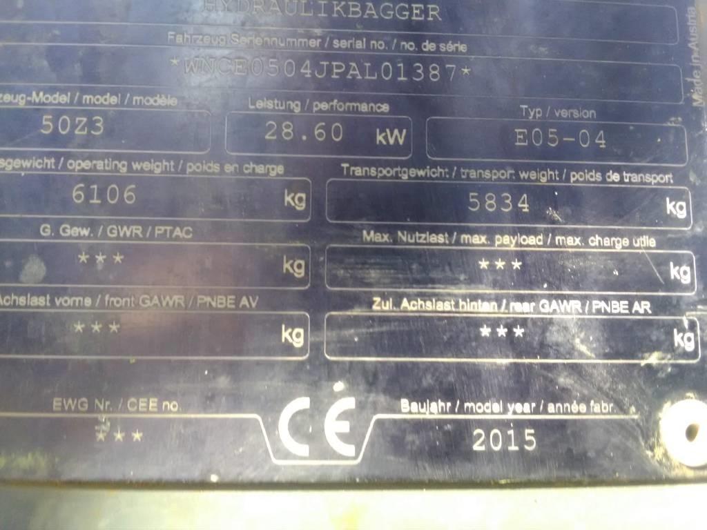 Wacker Neuson 50 Z3 Εκσκαφάκι (διαβολάκι) < 7t