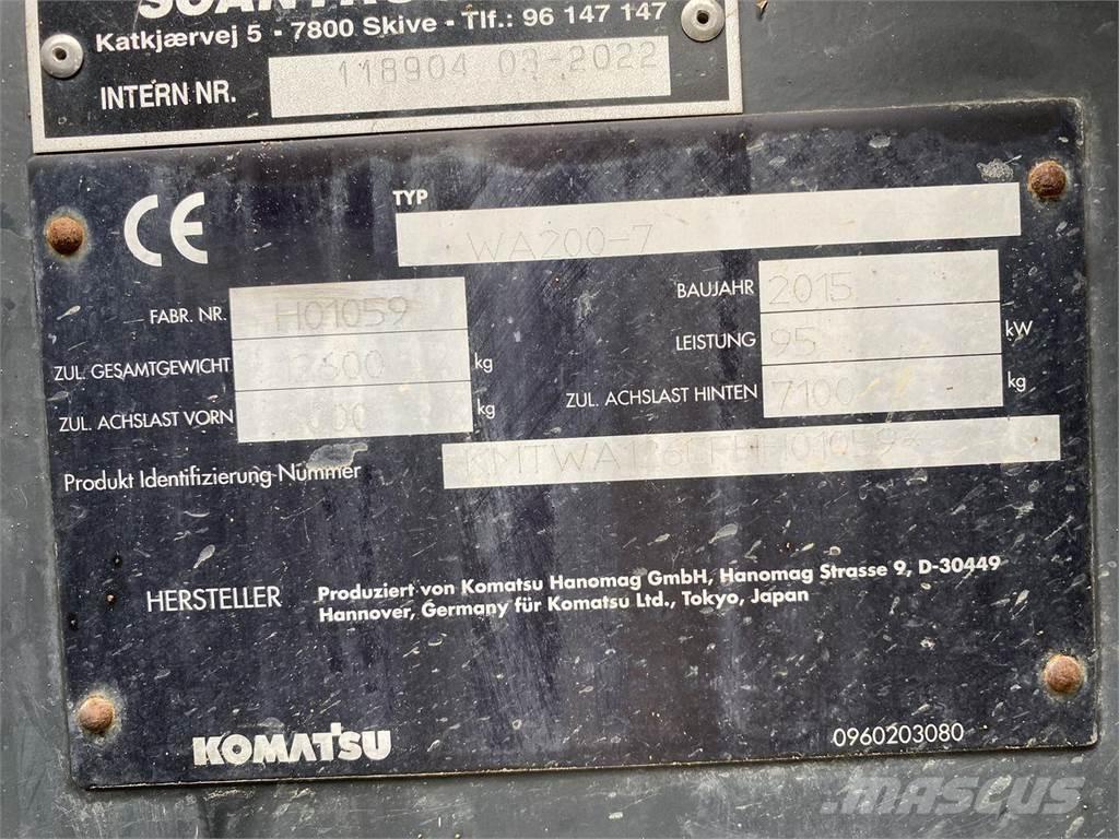 Komatsu WA200-7 Φορτωτές με λάστιχα (Τροχοφόροι)