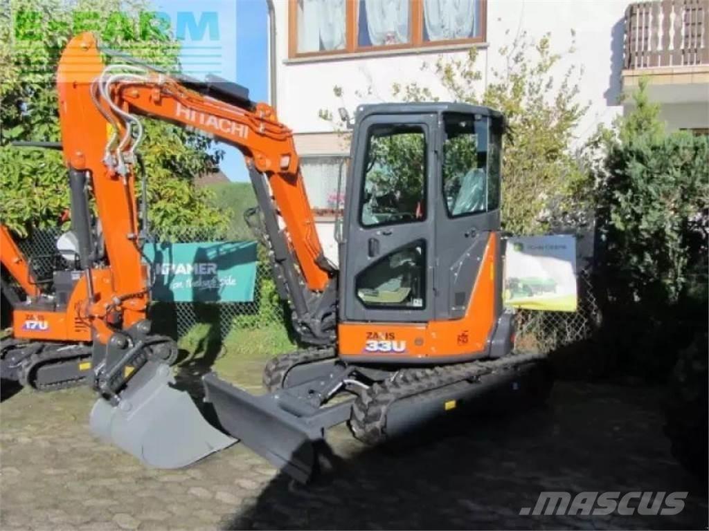 Hitachi zx 33 u-6 Εκσκαφείς με τροχούς - λάστιχα