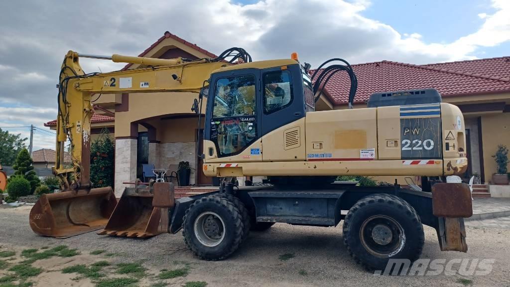 Komatsu PW 220-7 Εκσκαφείς με τροχούς - λάστιχα