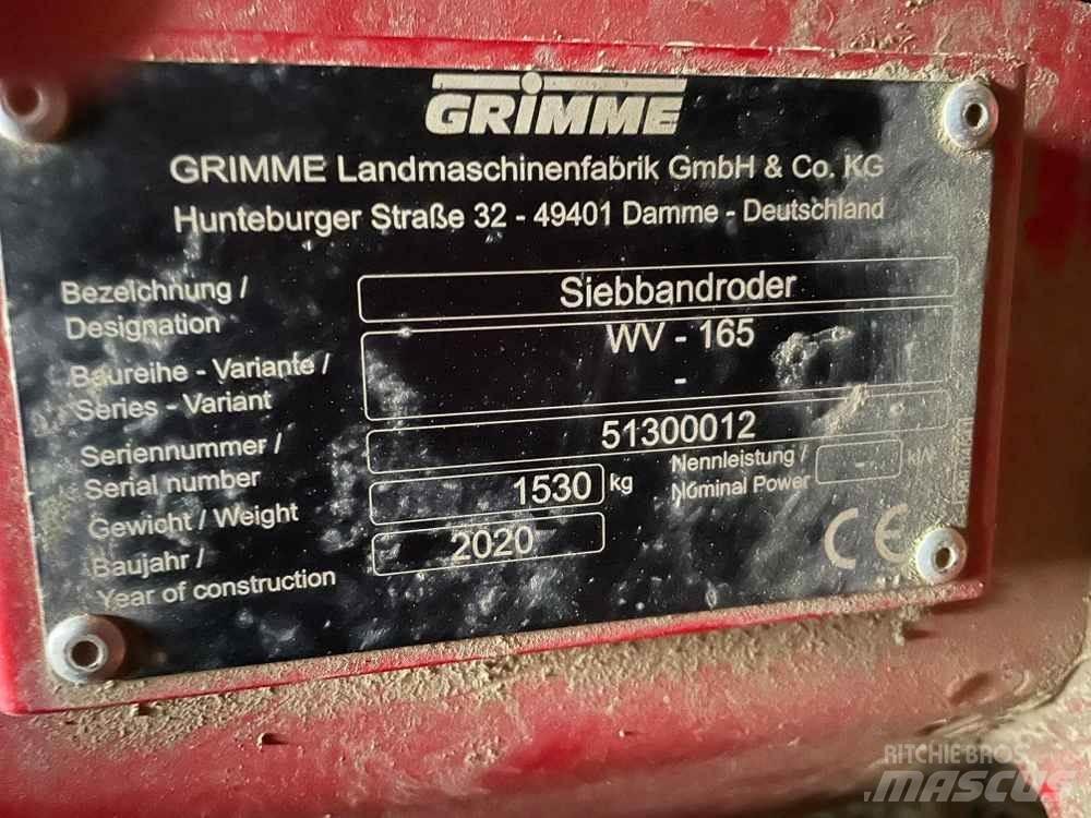Grimme WV 165 Άλλα γεωργικά μηχανήματα