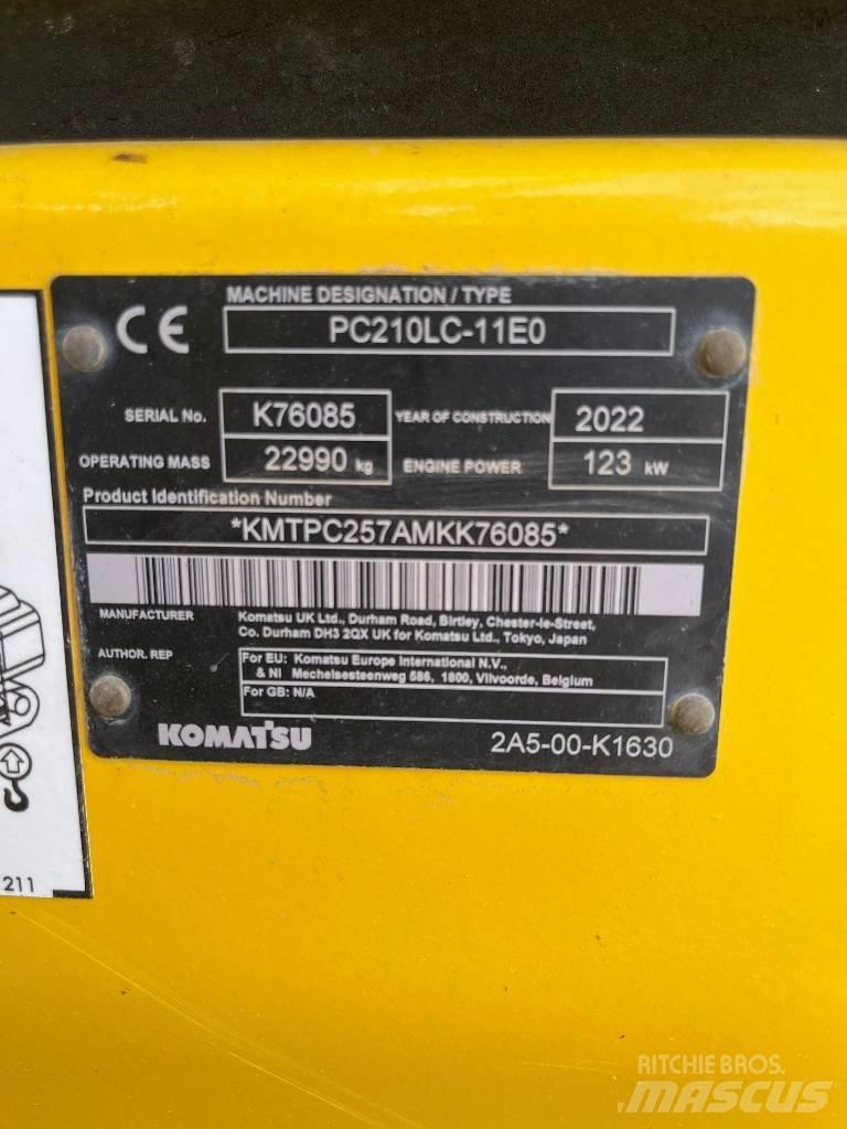 Komatsu PC210LC-11E0 Εκσκαφείς με ερπύστριες