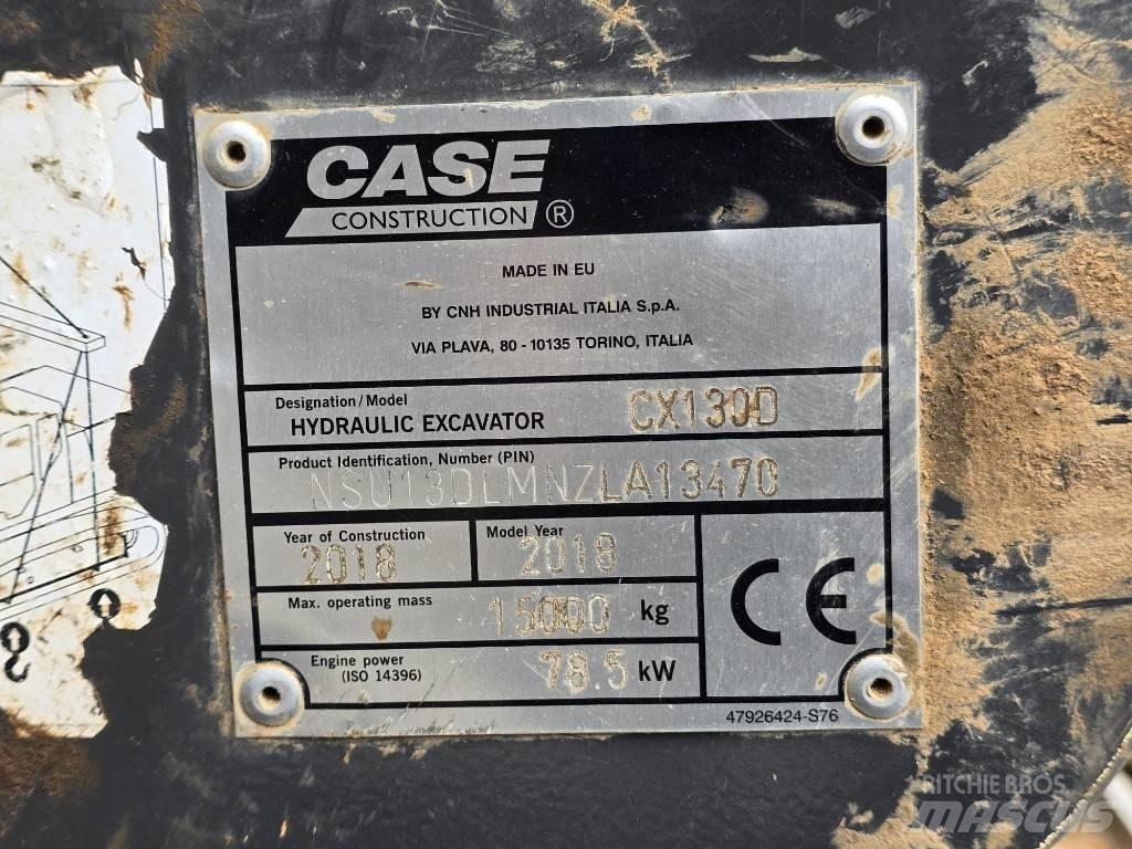 Case CX130 D Εκσκαφείς με ερπύστριες