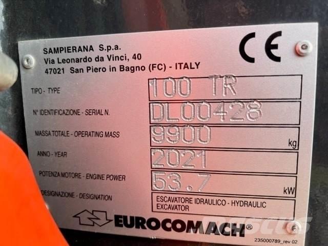 Eurocomach 100TR Εκσκαφάκι (διαβολάκι) < 7t