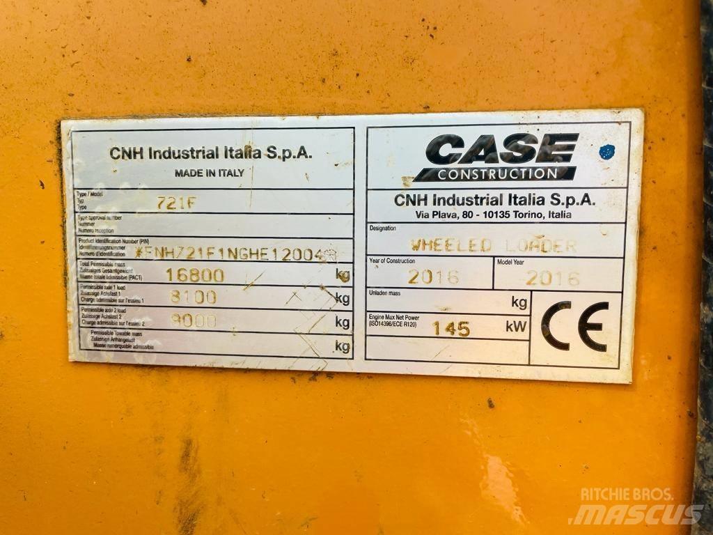 CASE 721 F Φορτωτές με λάστιχα (Τροχοφόροι)