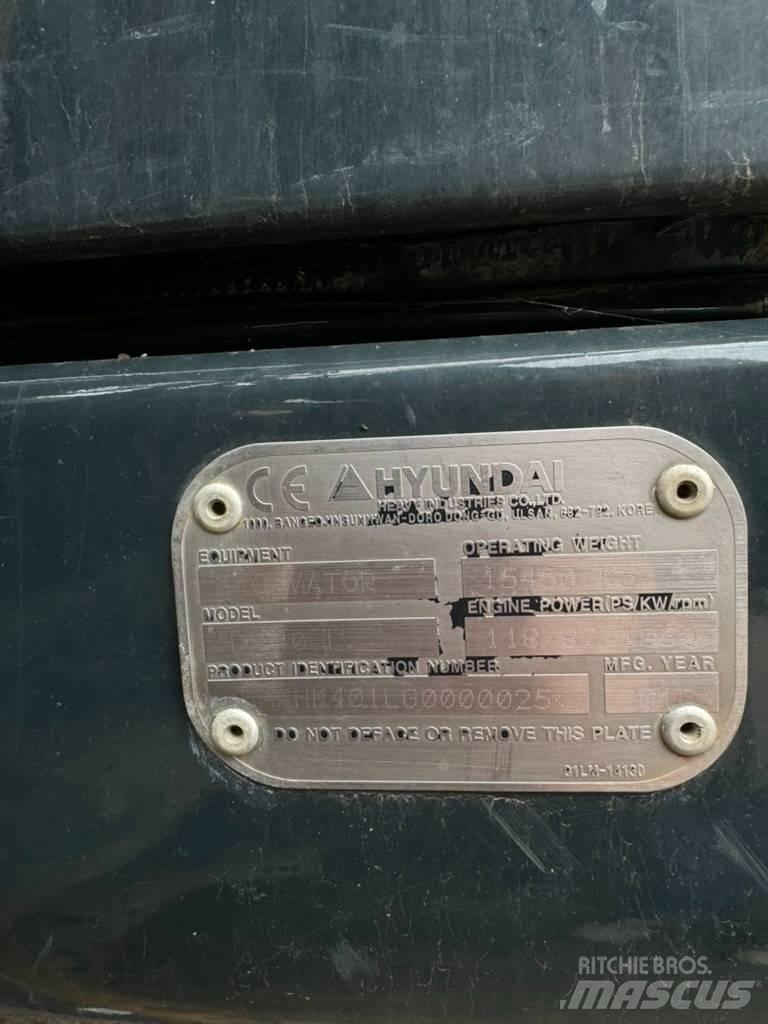 Hyundai HX 140L Εκσκαφείς με ερπύστριες