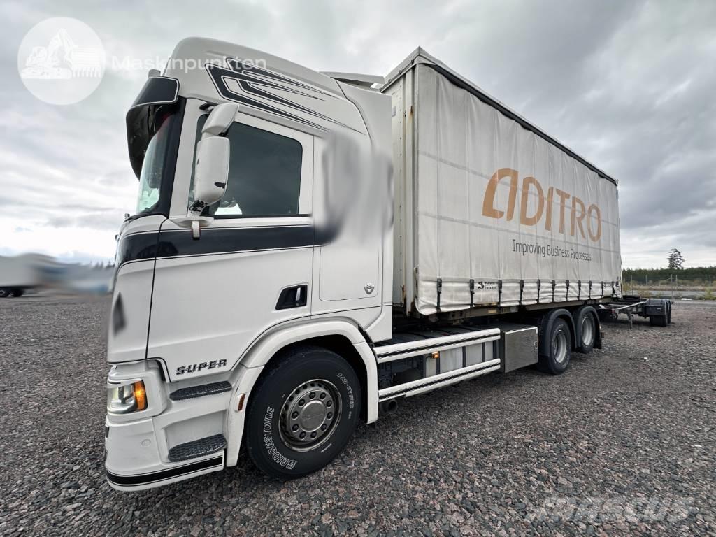 Scania R 580 Φορτηγά για εμπορευματοκιβώτια