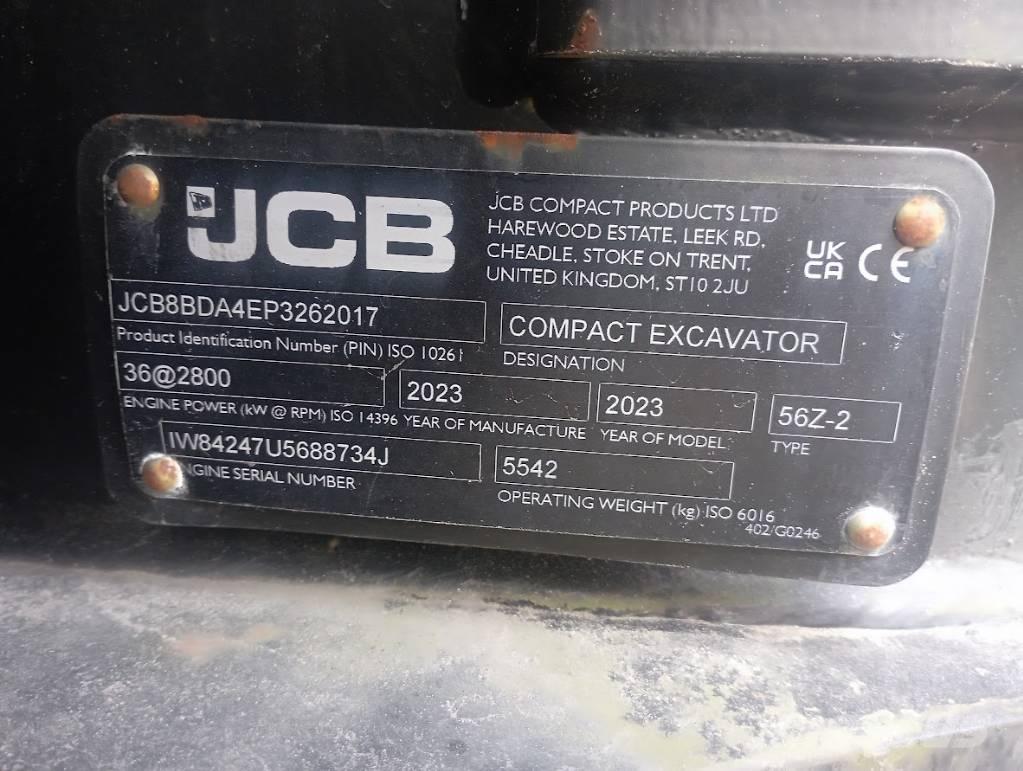 JCB JCB 56Z-2 Εκσκαφάκι (διαβολάκι) < 7t