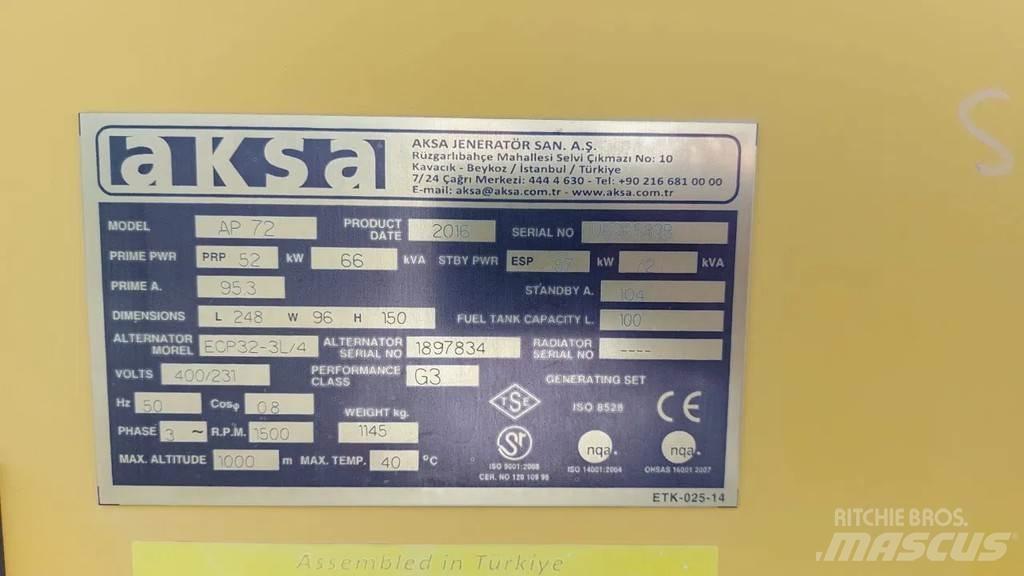 Perkins Aksa AP72 Άλλες γεννήτριες