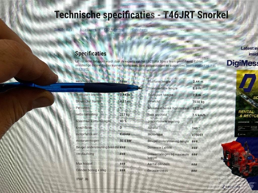 Snorkel T 46 J RT Ανυψωτήρες με αρθρωτό βραχίονα