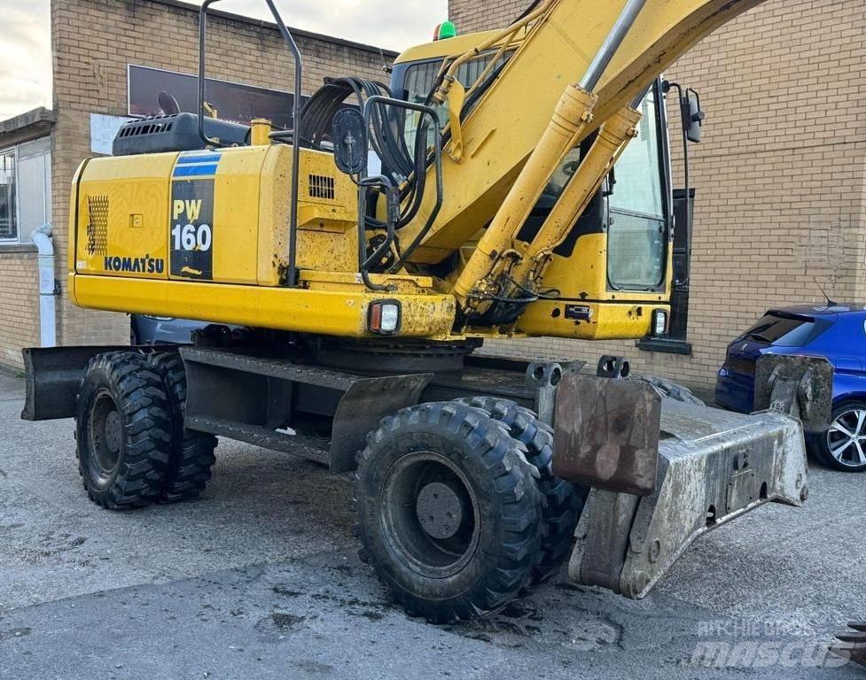 Komatsu PW 160-7 Εκσκαφείς με τροχούς - λάστιχα