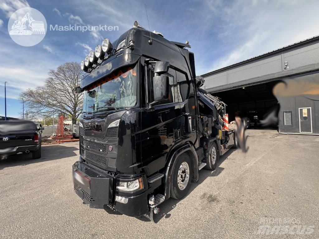 Scania R 500 Φορτηγά με Γερανό