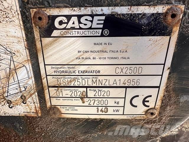 CASE CX 250 D Εκσκαφείς με ερπύστριες