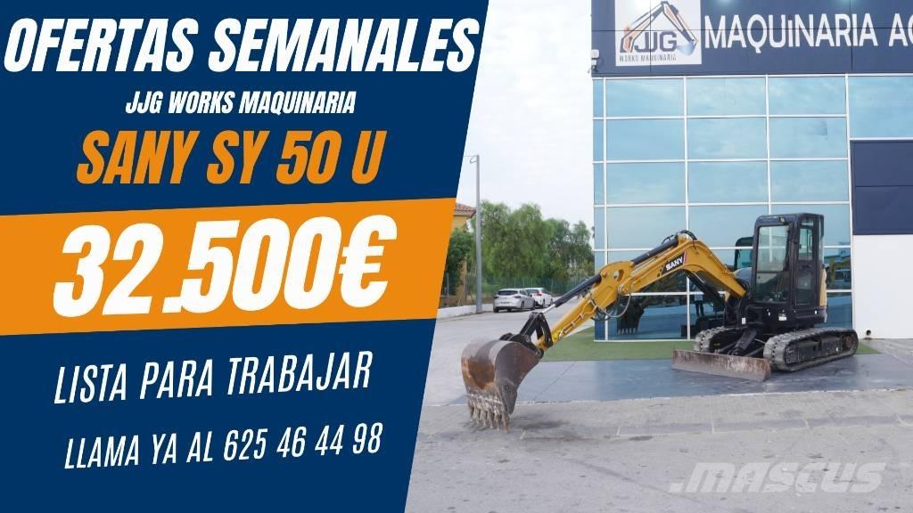 Sany SY 50 U Εκσκαφάκι (διαβολάκι) < 7t