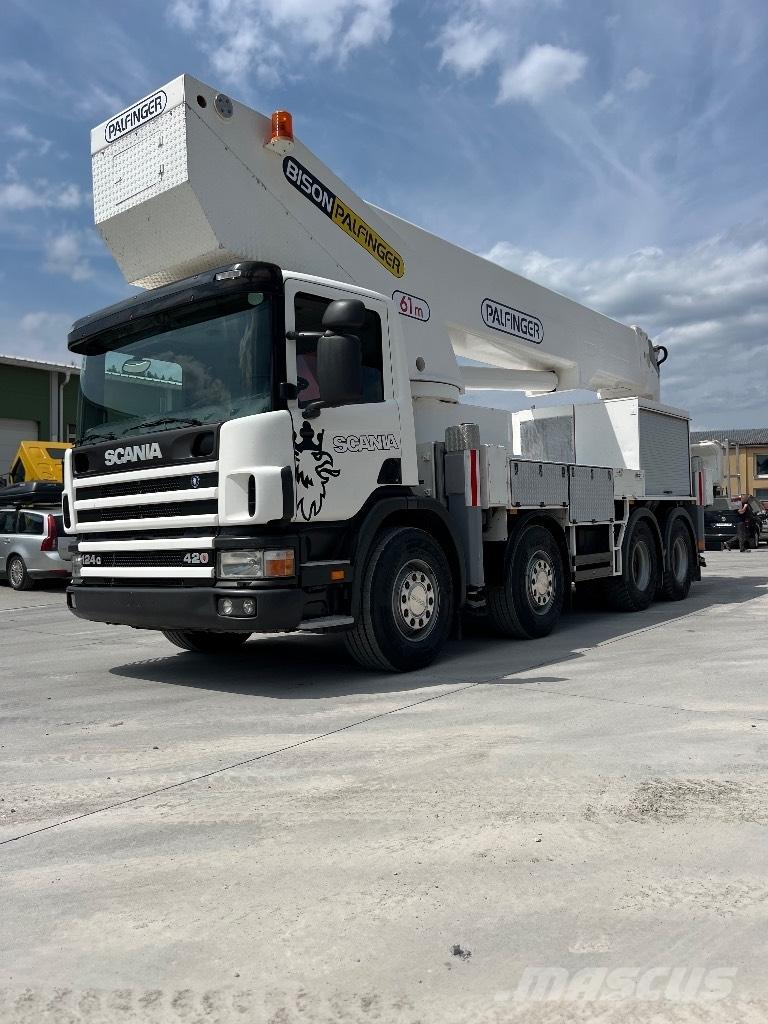 Scania 124 G 420 Φορτηγά με Γερανό