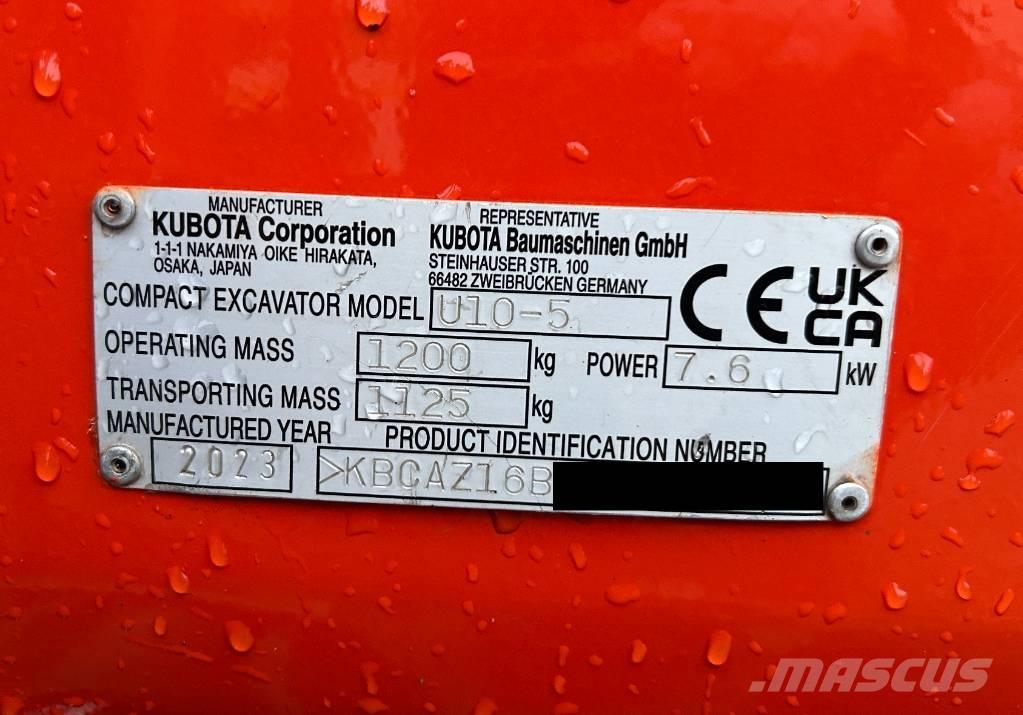 Kubota U 10-5 Εκσκαφάκι (διαβολάκι) < 7t