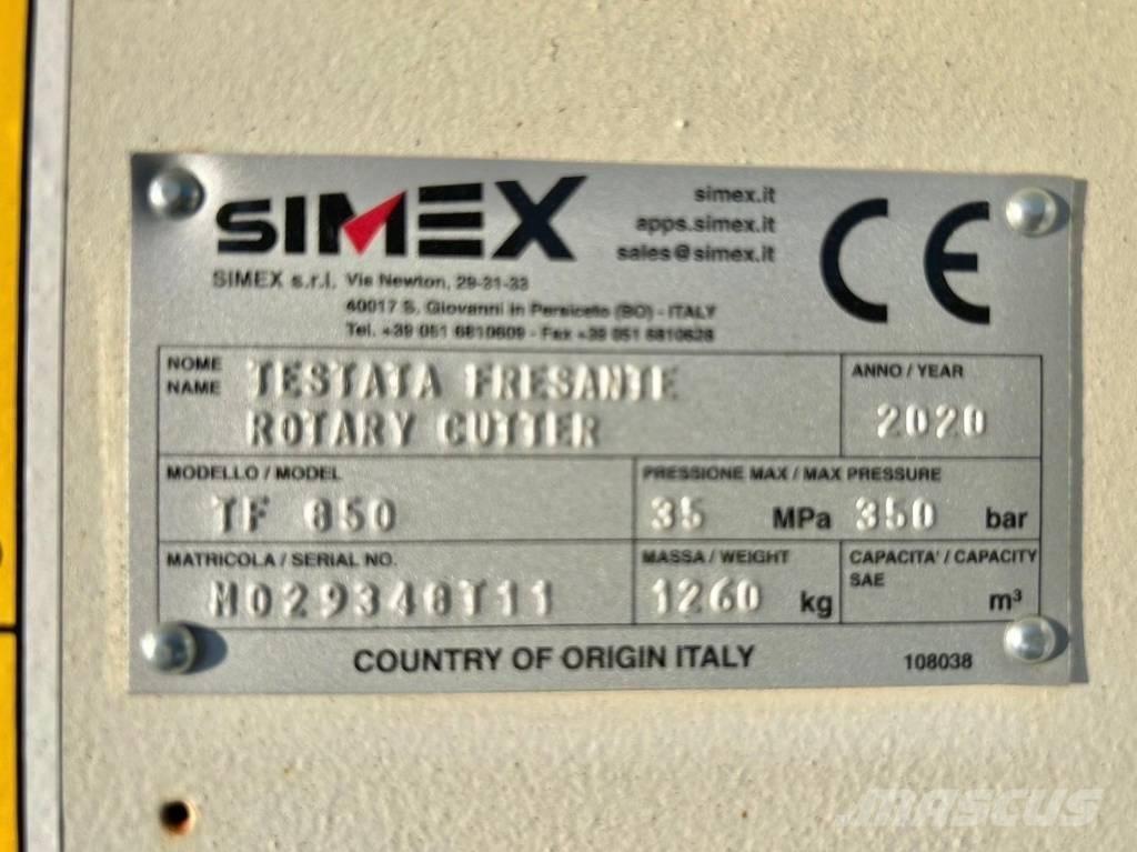 Simex TF850 Εκσκαφέας χανδάκων