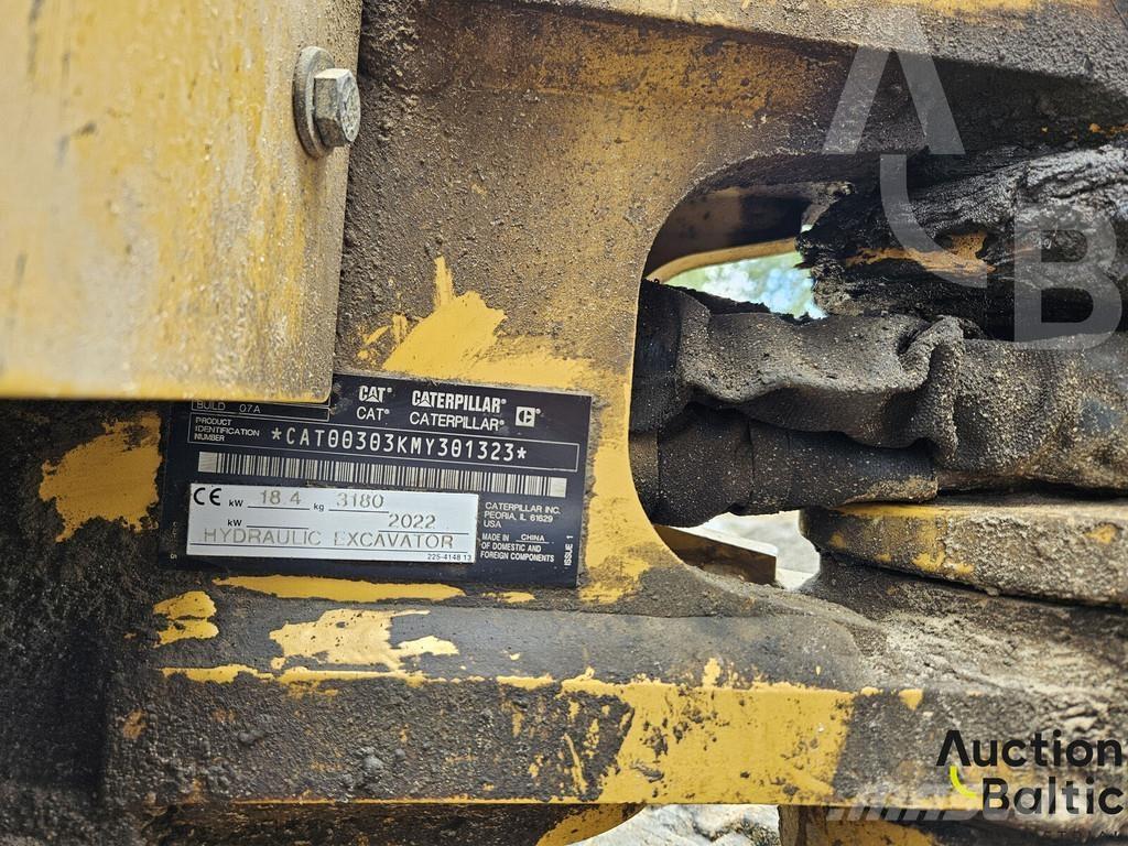 CAT 303 CR Εκσκαφάκι (διαβολάκι) < 7t