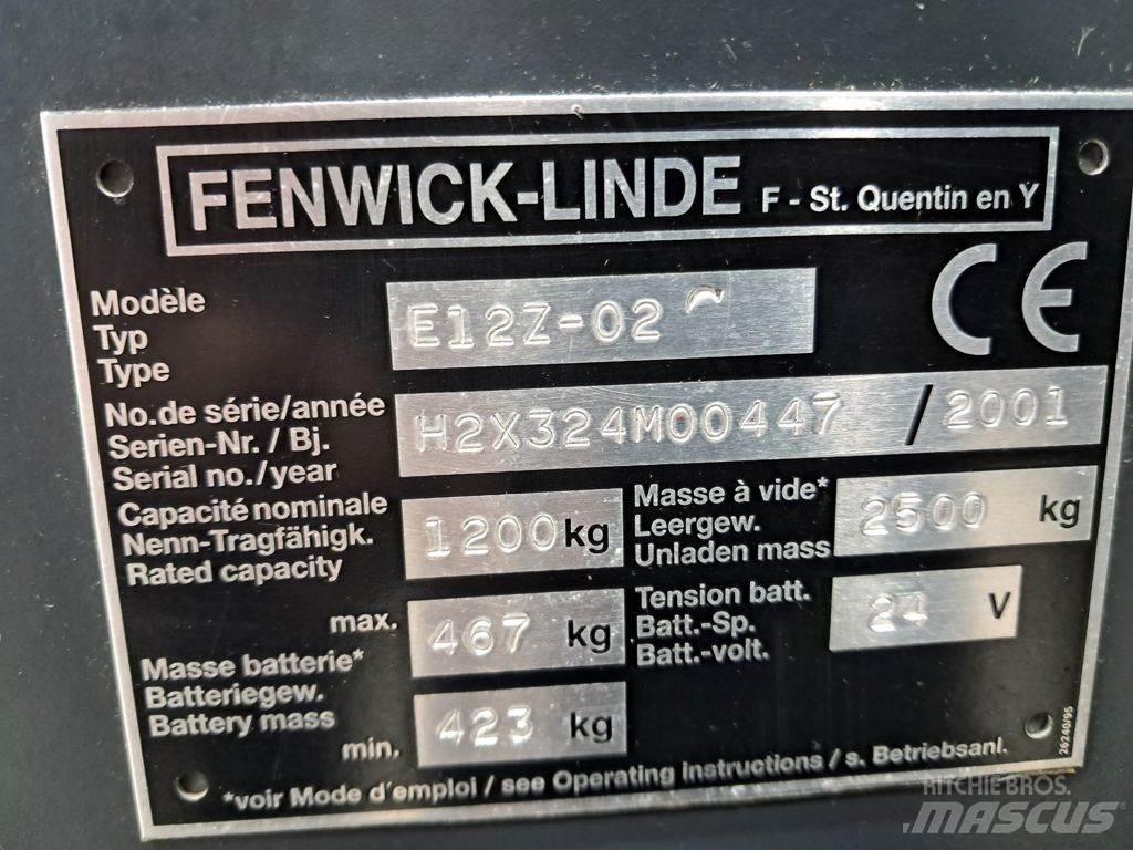 Linde E12Z-02 Ηλεκτρικά περονοφόρα ανυψωτικά κλαρκ