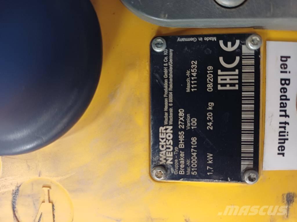 Wacker Neuson BH65 Σφυριά / Σπαστήρες