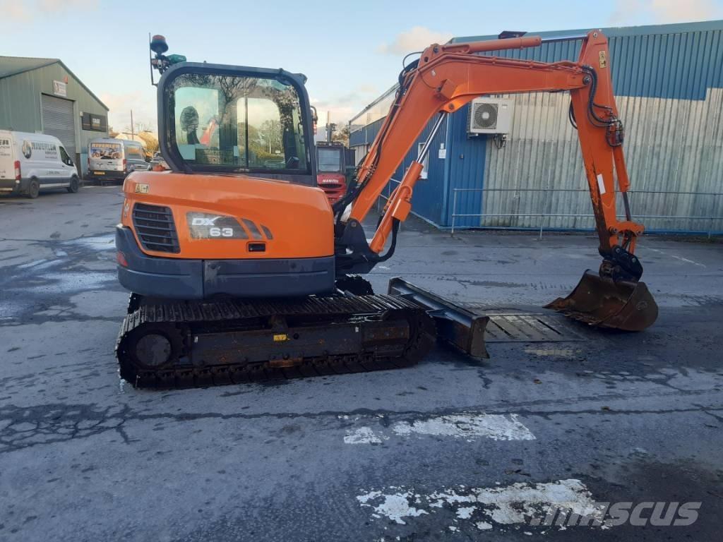 Doosan DX 63-3 Εκσκαφείς με ερπύστριες