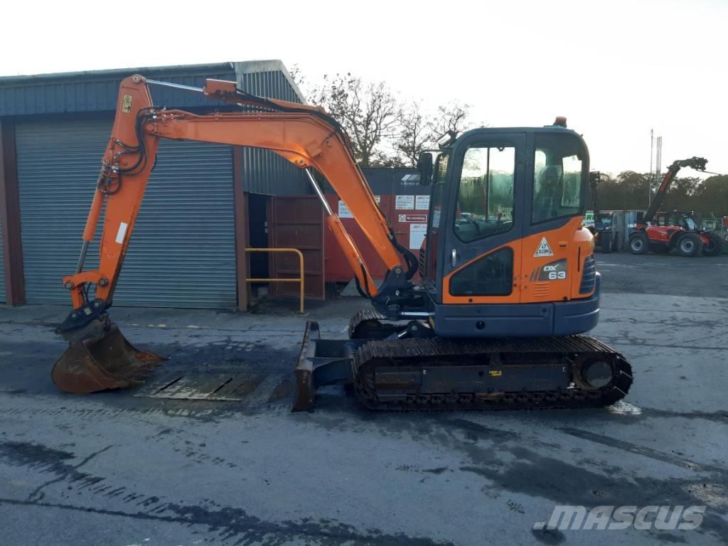 Doosan DX 63-3 Εκσκαφείς με ερπύστριες