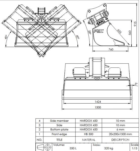 PMC HPB 118 Κουβάδες