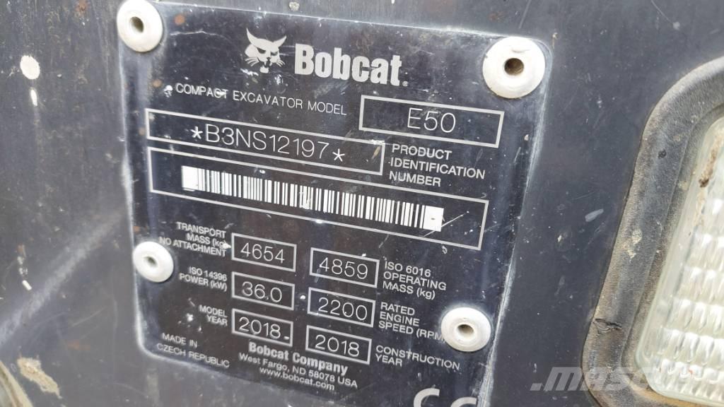 Bobcat E-50 BB-E50 Εκσκαφείς με ερπύστριες