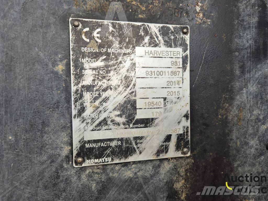 Komatsu 931.1 Θεριζοαλωνιστικές μηχανές