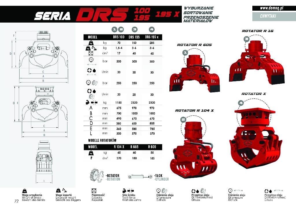  DEMOQ DSR1300 Αρπάγες
