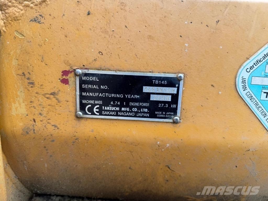 Takeuchi TB 145 Εκσκαφάκι (διαβολάκι) < 7t