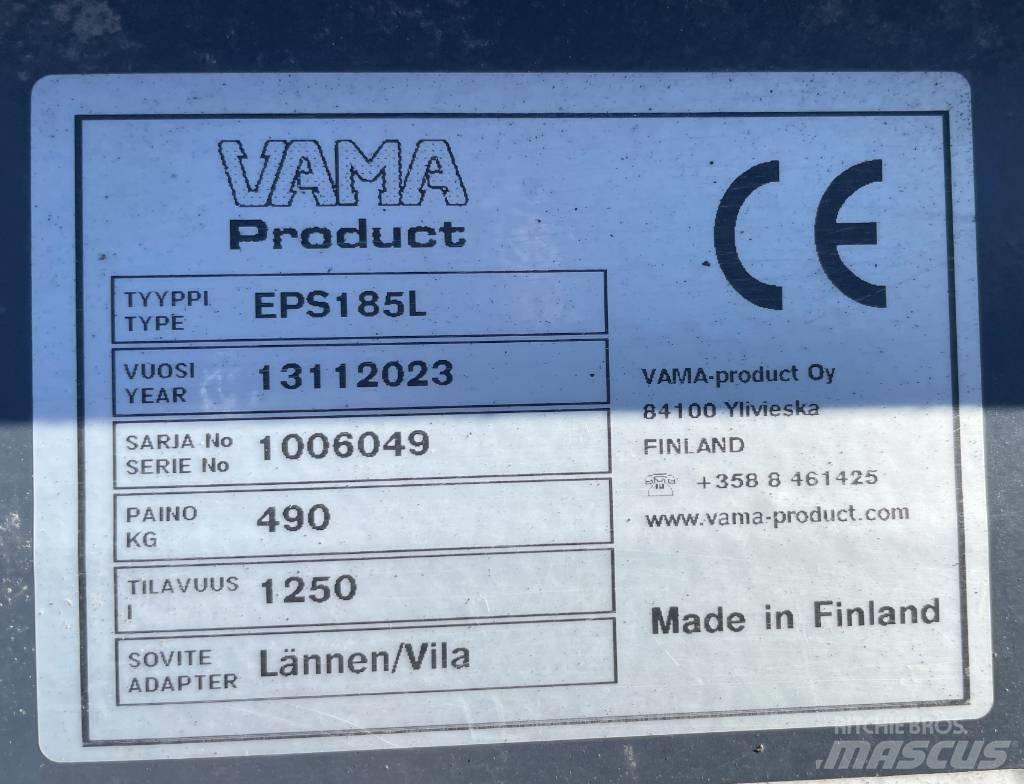 Vama EPL185L Προσαρτούμενα εξαρτήματα τρακτέρ μικρών διαστάσεων