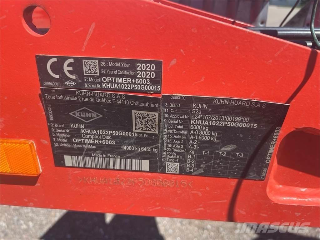Kuhn Optimer + 6003 Άλλα γεωργικά μηχανήματα