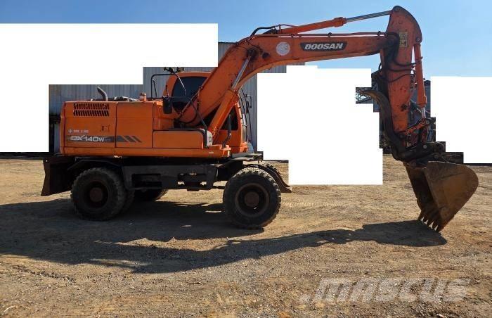 Doosan DX 140 WV-3 Εκσκαφείς με τροχούς - λάστιχα
