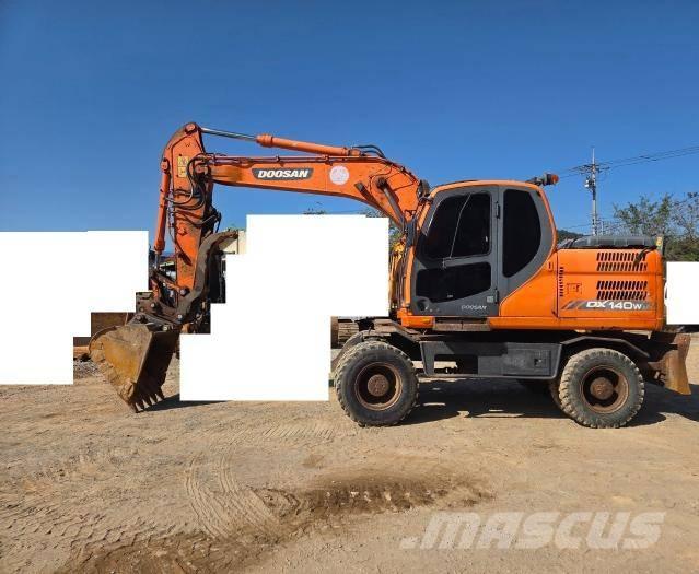 Doosan DX 140 WV-3 Εκσκαφείς με τροχούς - λάστιχα
