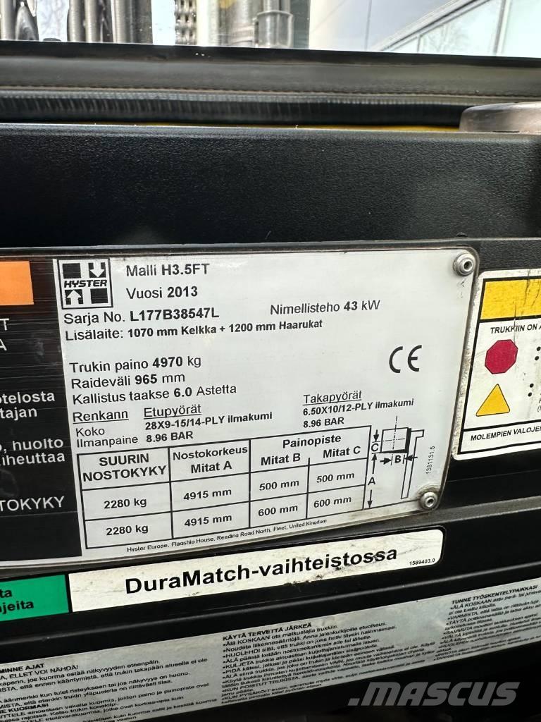 Hyster H 35 FT Πετρελαιοκίνητα Κλαρκ