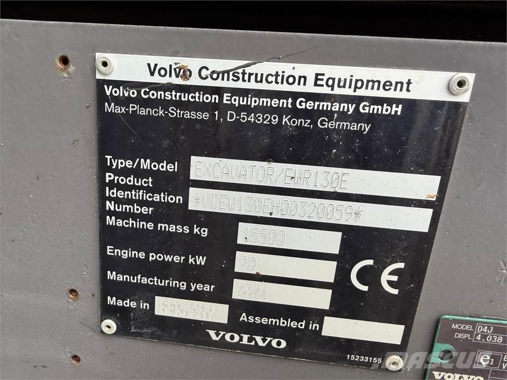 Volvo EWR130E Εκσκαφείς με τροχούς - λάστιχα