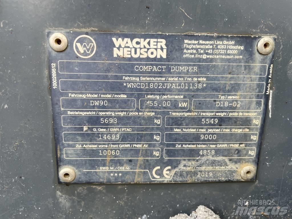Wacker Neuson DW 90 Dumpers εργοταξίου