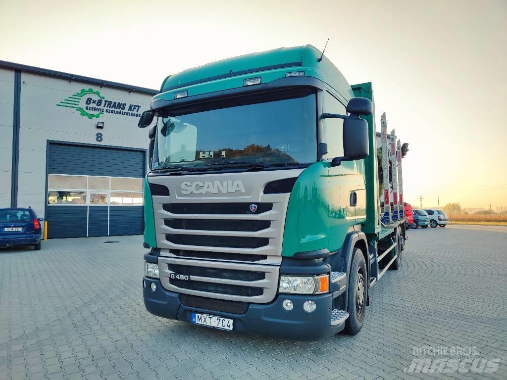 Scania G 450 Φορτηγά ξυλείας