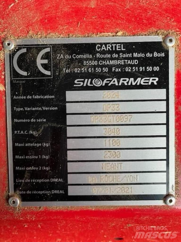 Silofarmer P 280 Τεμαχιστές, κόπτες και ξετυλιχτές δεμάτων