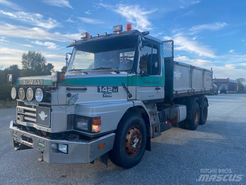 Scania 142 Φορτηγά Ανατροπή