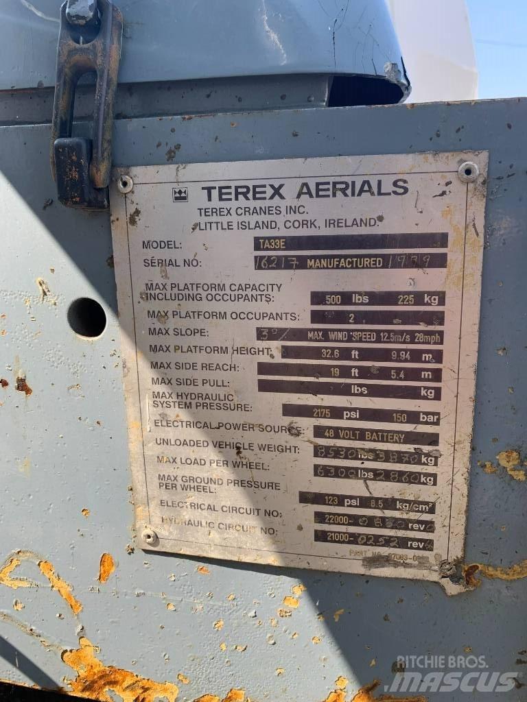 Terex TA33 Ανυψωτήρες με αρθρωτό βραχίονα