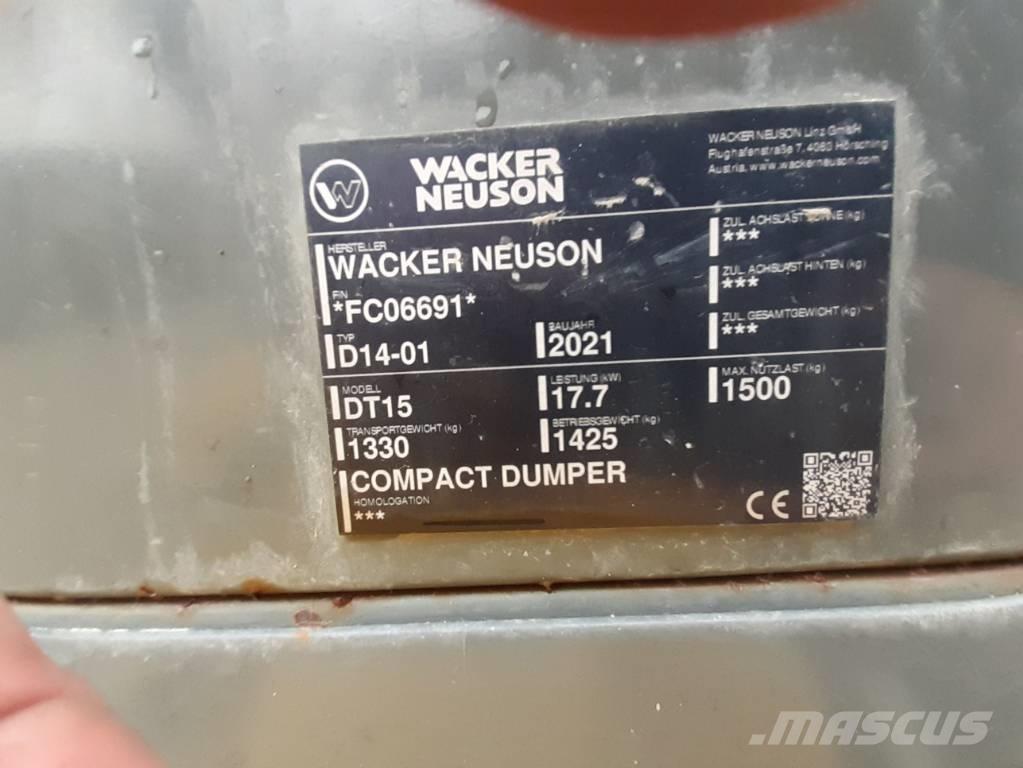 Wacker Neuson DT15 Ερπυστριοφόρα Dumpers - Ντάμπερ